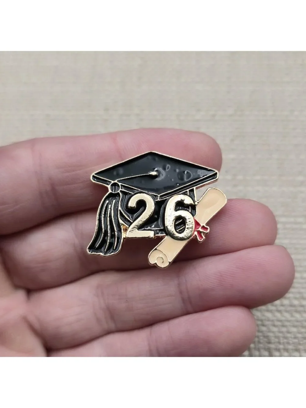 Class of 2026 Graduation Cap Diploma Pin | Senior School Keepsake Gift A8516